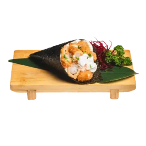 Temaki Tempura Camarão Philadelphia - Wagasa Sushi Bar