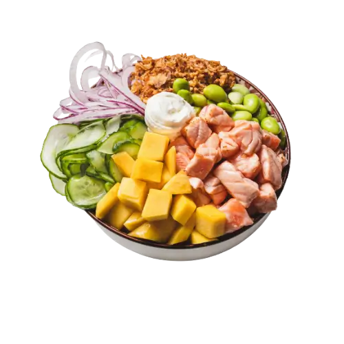 Poke Salmão Braseado - Wagasa Sushi Bar