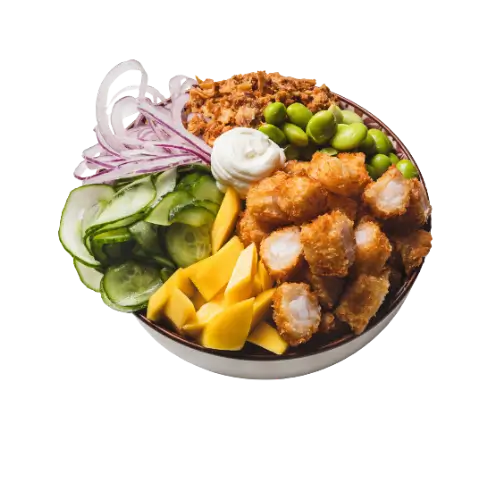 Poke Tempura de Camarão - Wagasa Sushi Bar