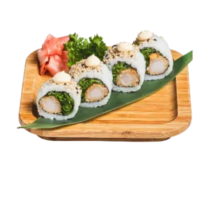 Uramaki Tempura Camarão & Greens - Wagasa Sushi Bar
