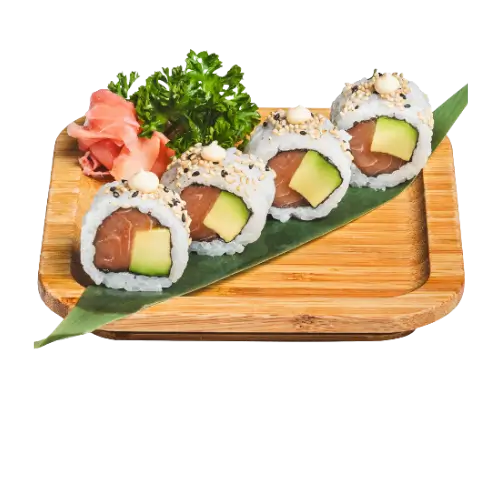 Uramaki Salmão Avocado - Wagasa Sushi Bar