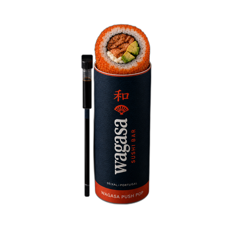 Push_Pop_SalmaoBraseado_fundoBranco_comSoja - Wagasa Sushi Bar