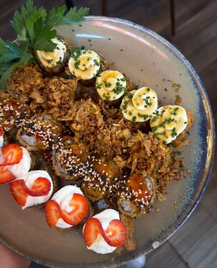 Hot roll crocante, opção quente do rodízio Wagasa