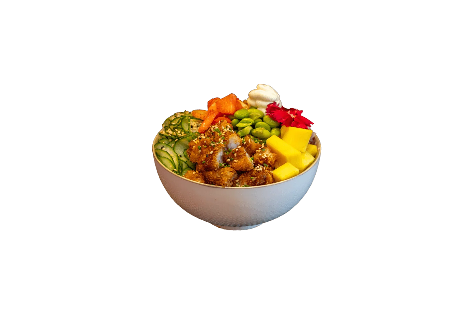 Poke Tempura de Camarão